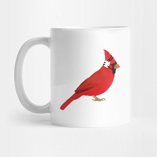 Wrestling Cardinal by College Mascot Designs